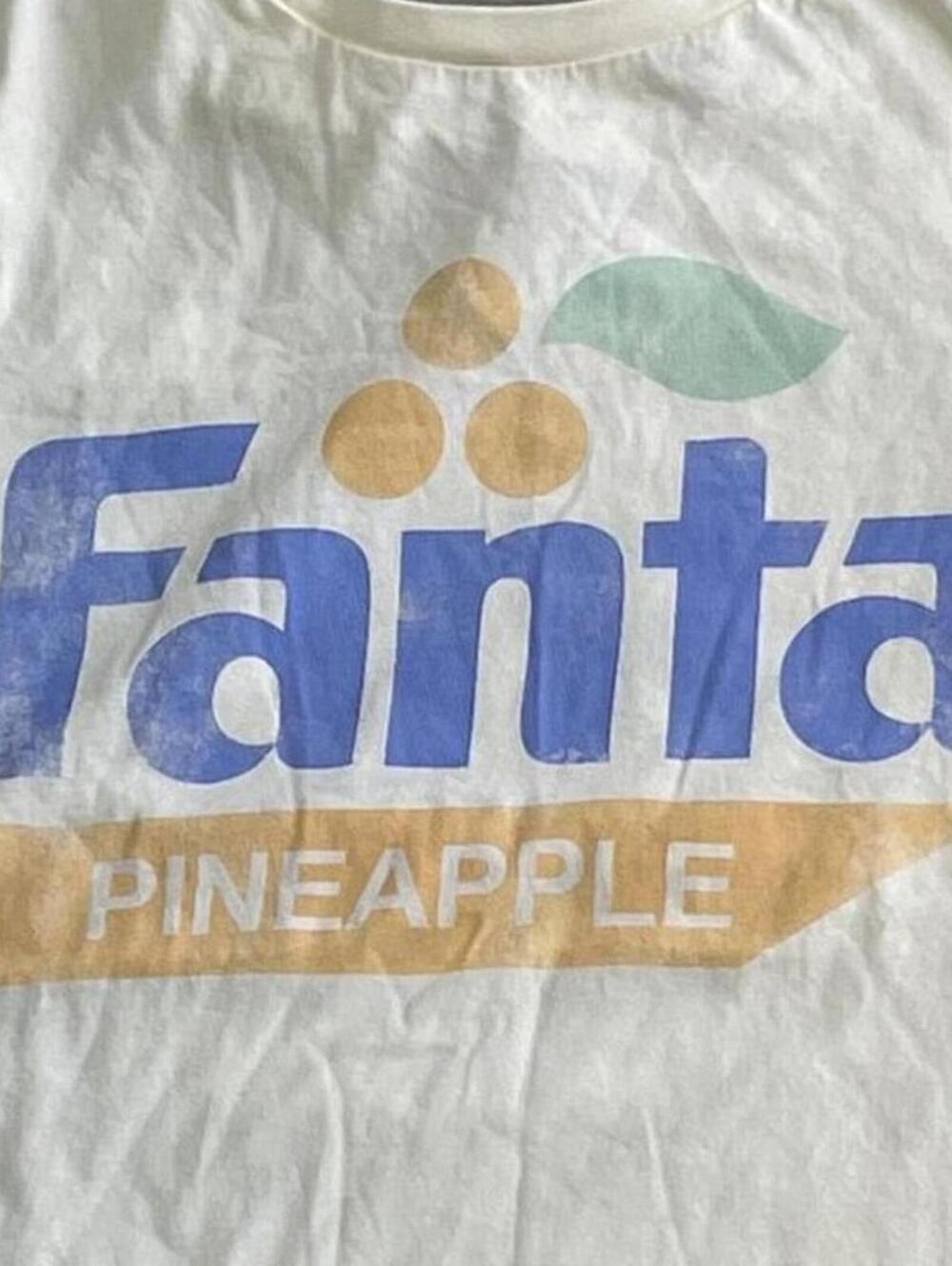 Fanta Pineapple Coco-Cola Preowned Small T-shirt